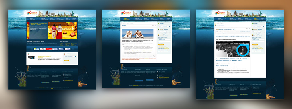 Diseño de Paginas Web en Bogotá Travel Service