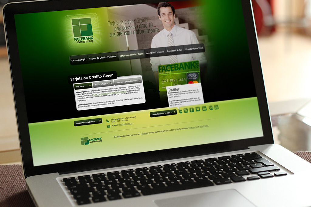 Diseño de Paginas Web en Colombia Facebank