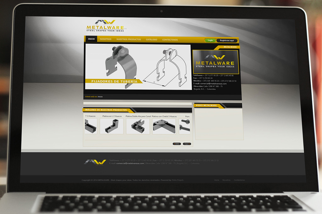 Diseño de Paginas Web en Colombia metalware