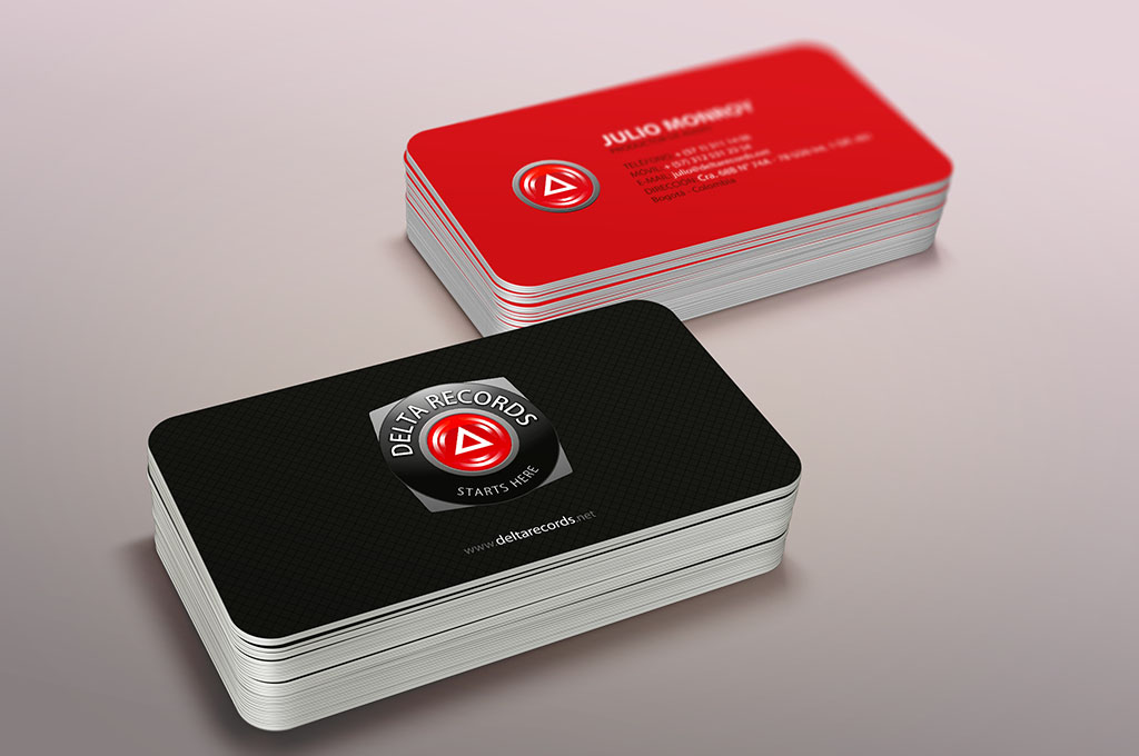 Diseño de Imagen Corporativa en Colombia Delta Records